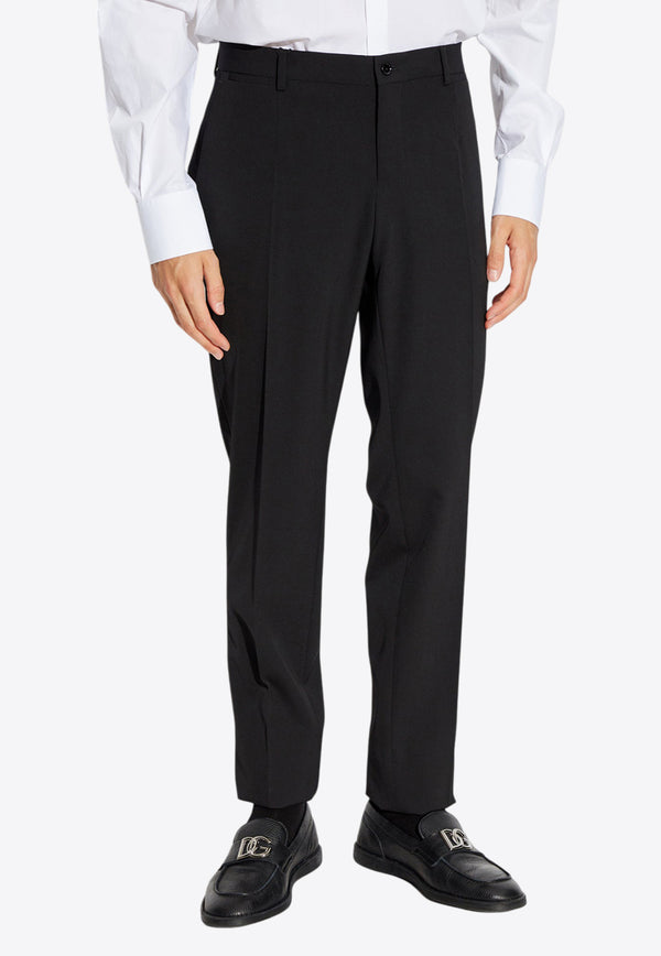 Dolce & Gabbana Straight-Leg Tailored Wool-Blend Pants GY7BMT FUBBQ-N0000