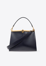 حقيبة كتف فيلا كبيرة من الجلد