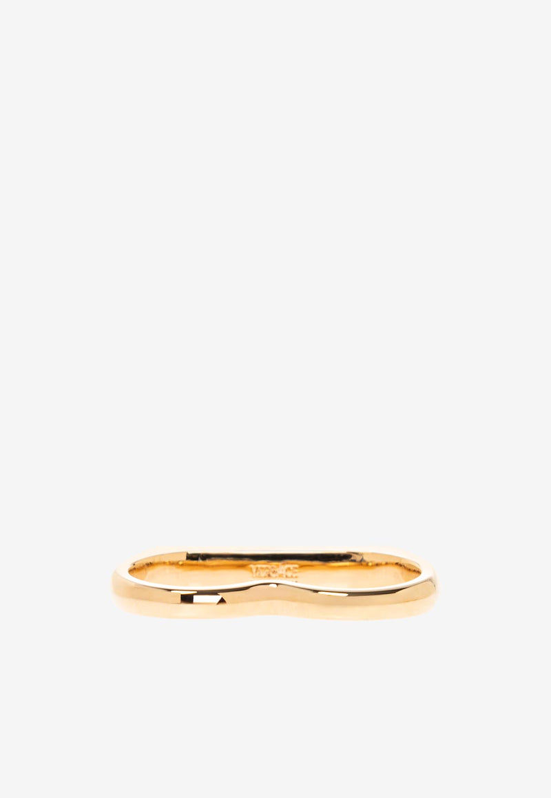 Versace Two-Finger Logo Ring 1019662 1A00638-3J000