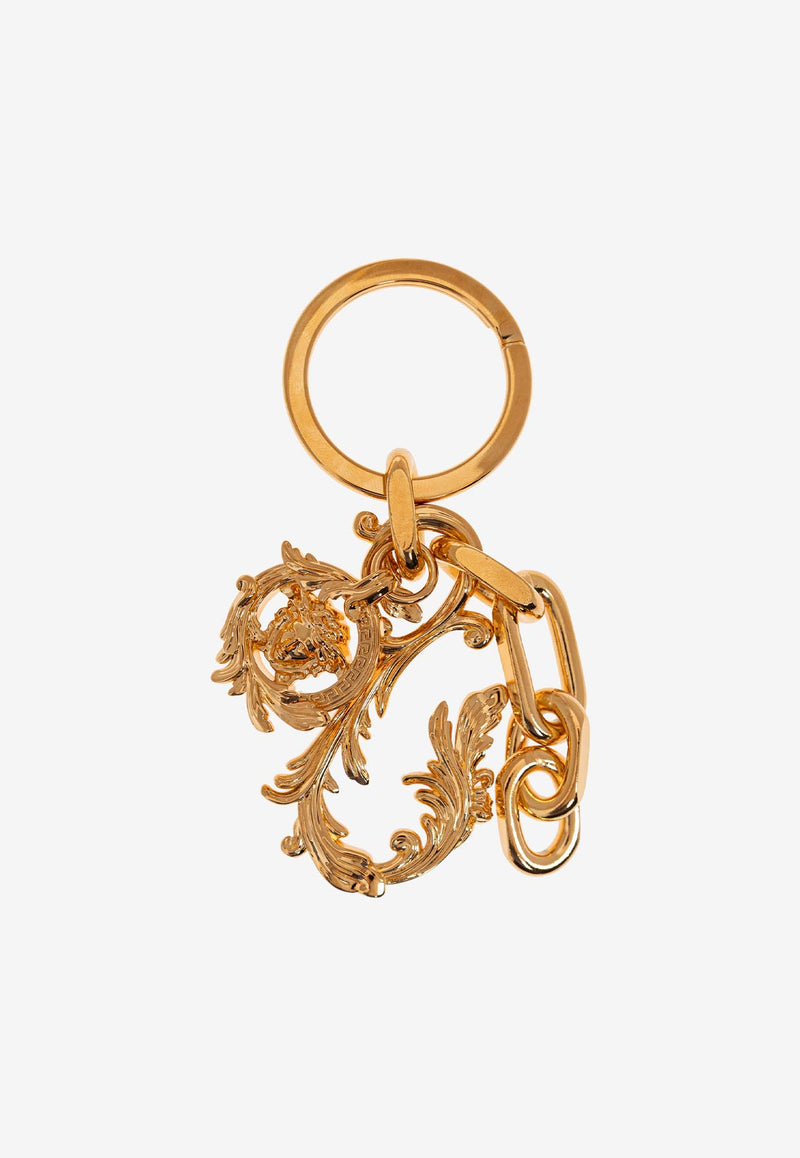 Versace Medusa Charm Brass Keychain 1019912 1A00620-3J000