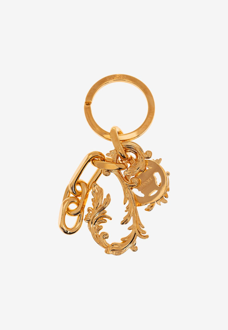 Versace Medusa Charm Brass Keychain 1019912 1A00620-3J000