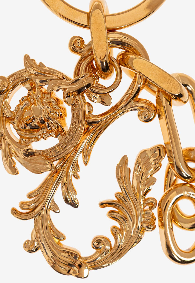 Versace Medusa Charm Brass Keychain 1019912 1A00620-3J000