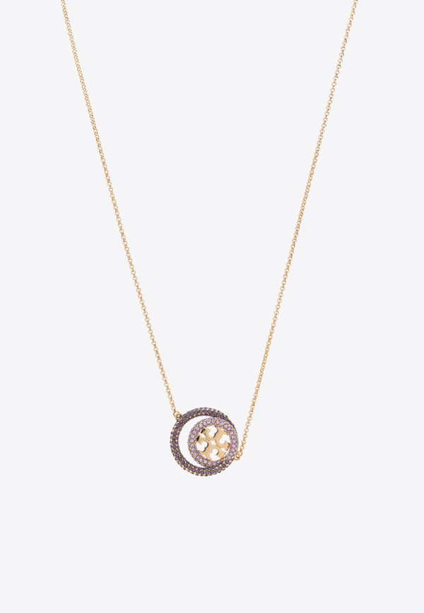 Tory Burch Miller Double Ring Pendant Necklace 157225 0-400