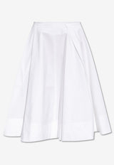 Salon Flared Midi Skirt