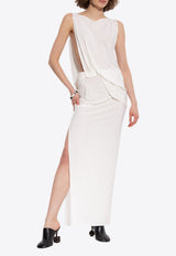 Peplo Sleeveless Maxi Dress