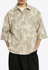 Jacquemus Patterned shirt Beige 255SH123 1748-1IE