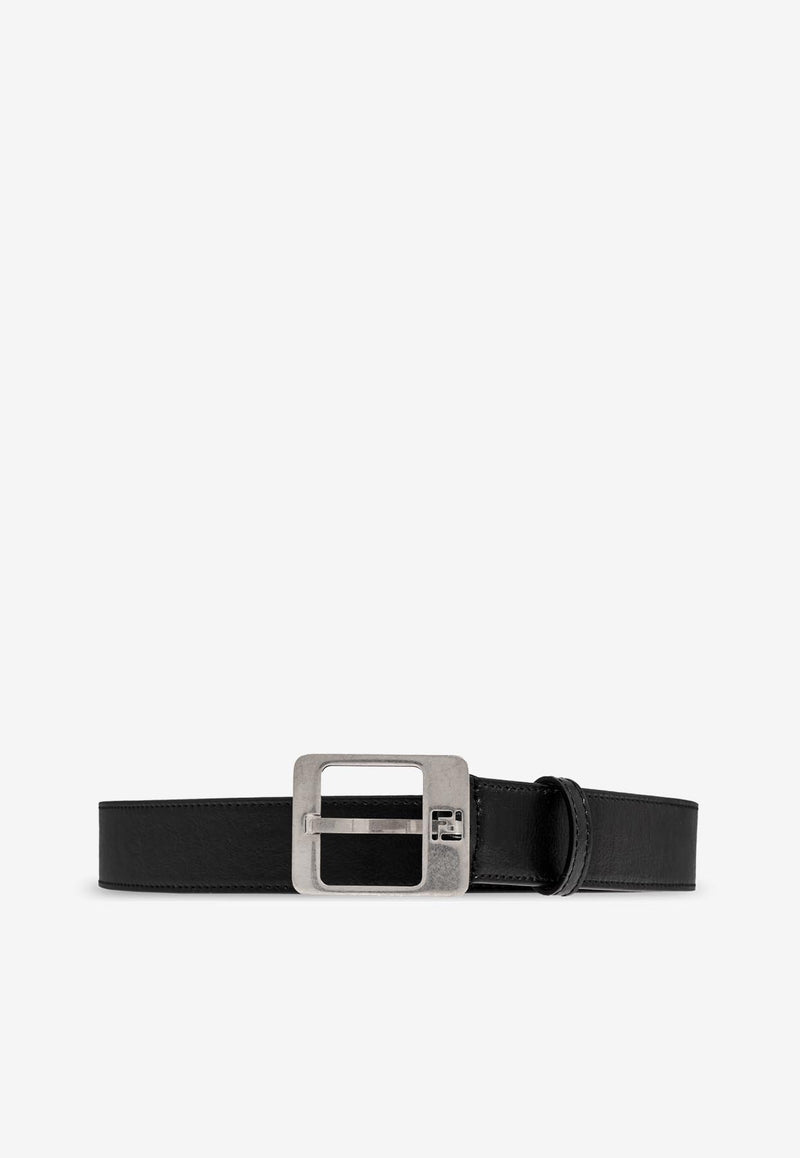 Fendi Leather Belt - Black 7C0536 ATVV-F1Q2A