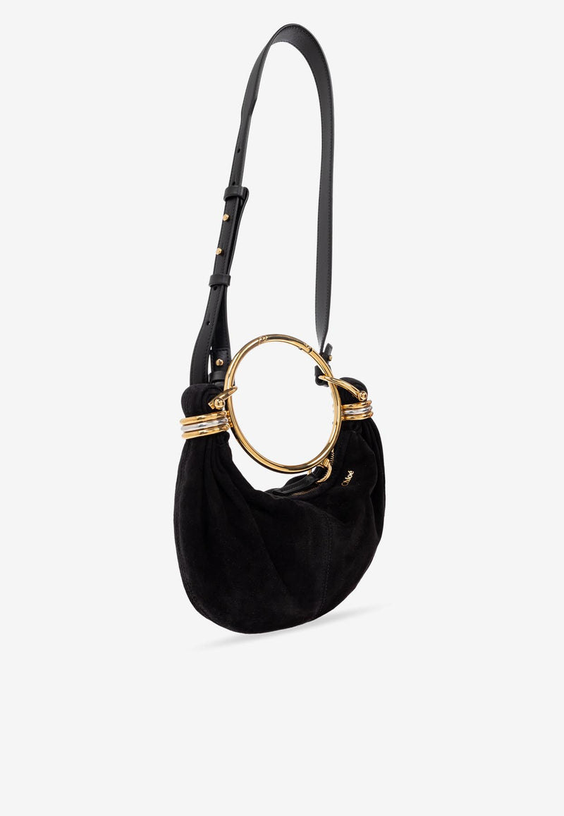 Chloè Mini Bracelet Suede Hobo Bag CH25US623 P57-001