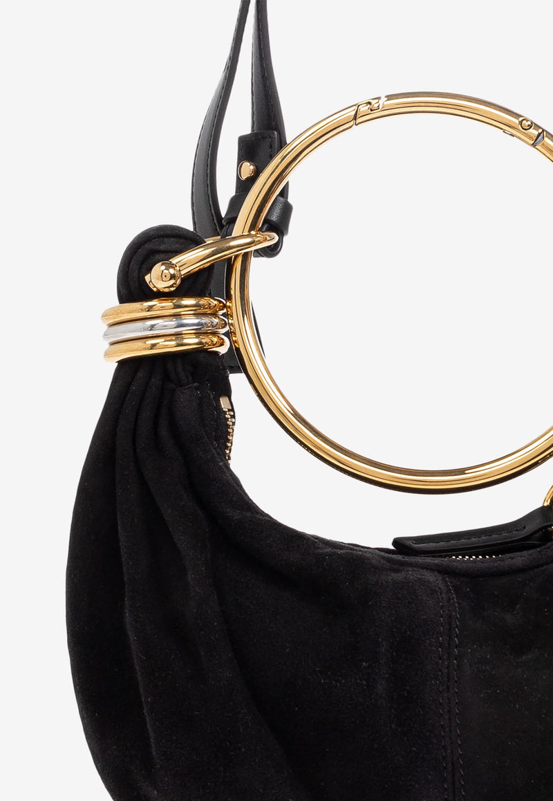 Chloè Mini Bracelet Suede Hobo Bag CH25US623 P57-001
