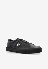 Domino Leather Low-Top Sneakers