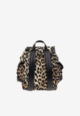 Small Leopard Print Bucky Backpack