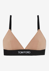 Logo Band Triangle Bra