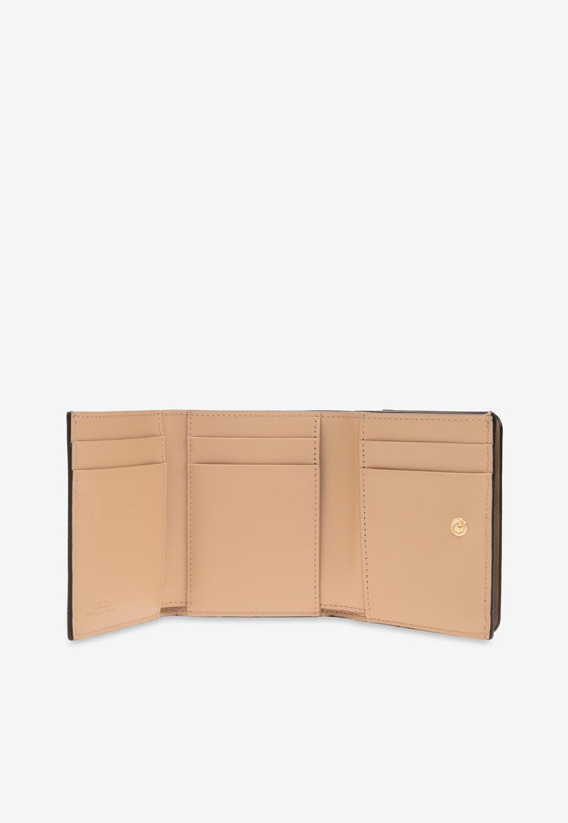 Fendi Medium Flower Bouquet Tri-Fold Wallet 8M0480 AURF-F174H