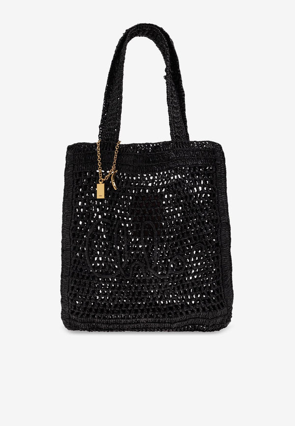 Chloè Summer Banana Woven-Raffia Tote Bag CH25US901 P08-001
