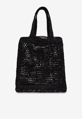 Chloè Summer Banana Woven-Raffia Tote Bag CH25US901 P08-001