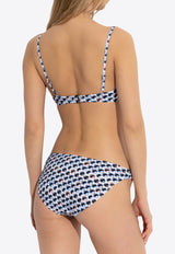 سروال بكيني بطبعة لؤلؤ