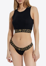 Versace Greca Border Thong AUD01042 1A10011-A1008