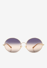 Chloé Aly Round Sunglasses Multicolor CH0281S 0-002