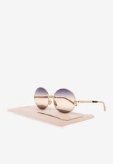 Chloé Aly Round Sunglasses Multicolor CH0281S 0-002