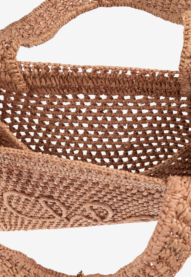 Chloè Summer Banana Woven-Raffia Tote Bag CH25US901 P08-24M