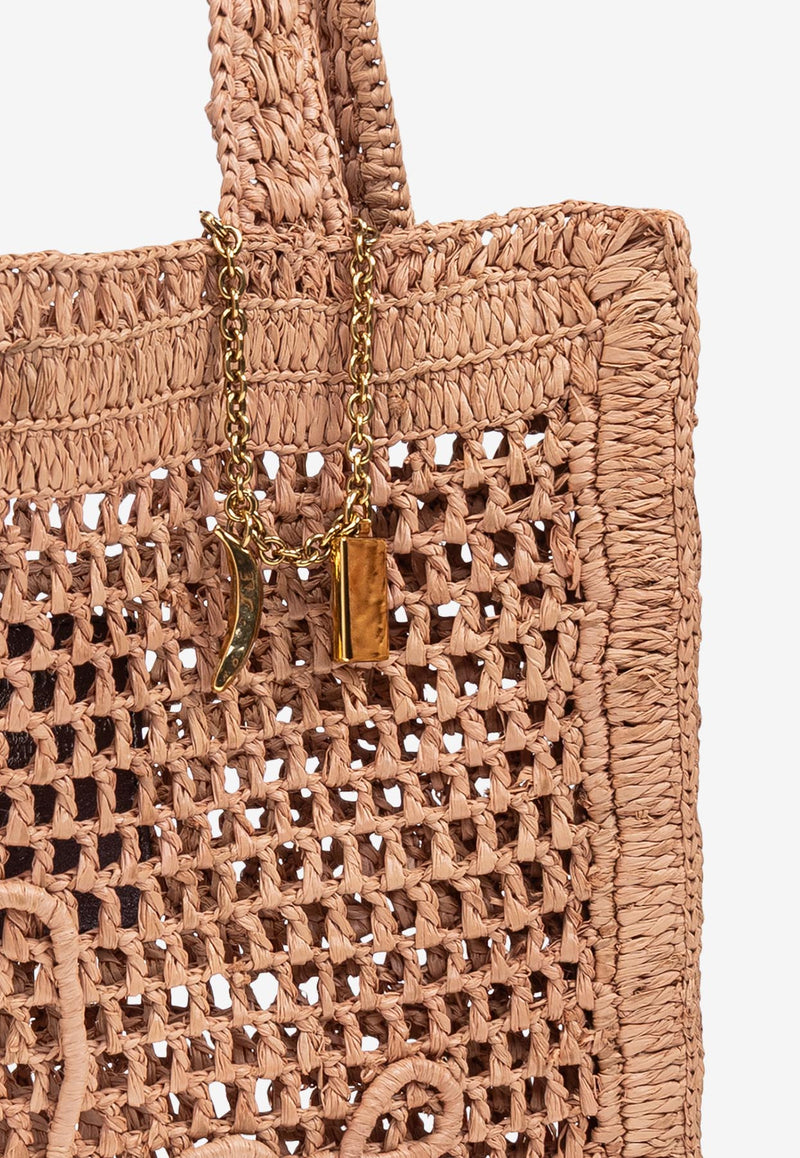 Chloè Summer Banana Woven-Raffia Tote Bag CH25US901 P08-24M