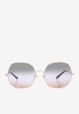 Chloé Aly Aviator Sunglasses Multicolor CH0282S 0-004