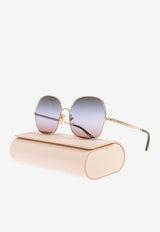 Chloé Aly Aviator Sunglasses Multicolor CH0282S 0-004