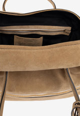 Moschino Suede Handbag Beige MC4120PP1M OF1-10A