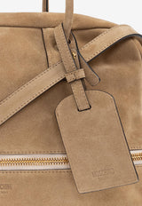 Moschino Suede Handbag Beige MC4120PP1M OF1-10A