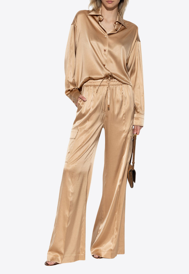 Tom Ford Silk Cargo Pajama Pants PAW632 FAX881-JB022