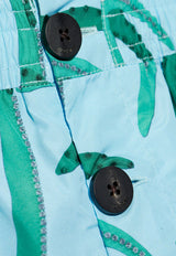 شورت سباحة بطبعة بونتيني