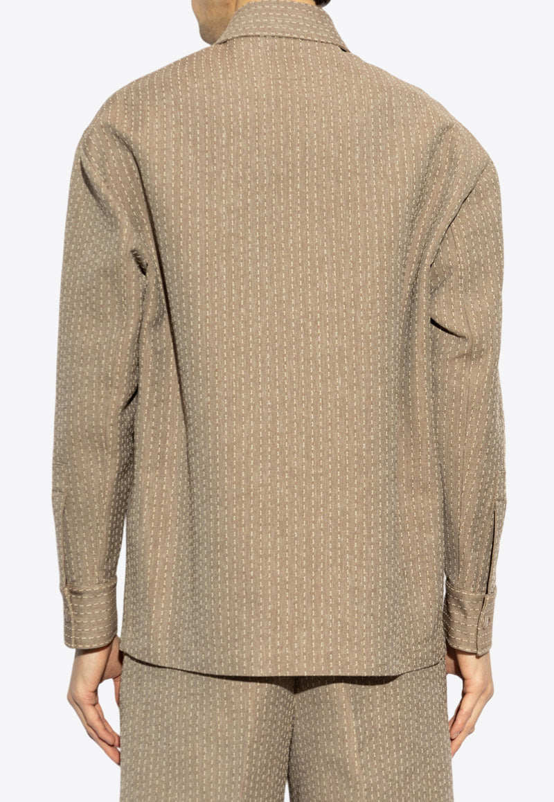 Fendi Go-To Jacquard Stitching Jacket FW1307 AU6P-F1RXP