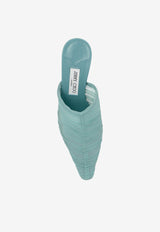 كعب لوتا 65 مفتوح من الخلف من نسيج التول المزموم