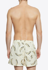 شورت سباحة بطبعة بونتيني