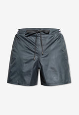 شورت سباحة بشعار مطبوع