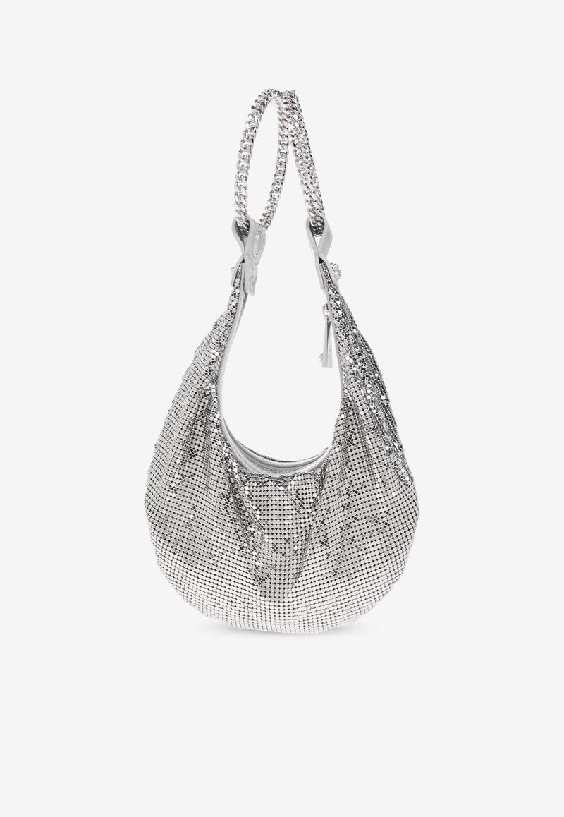 Versace Mini Metal Mesh Shoulder Bag 1019866 1A14422-1E01P