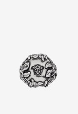 Versace Ring with Medusa head motif Silver 1019651 1A00620-3J200