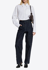De-Nîmes Curved Jeans