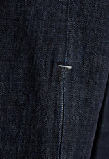 De-Nîmes Curved Jeans
