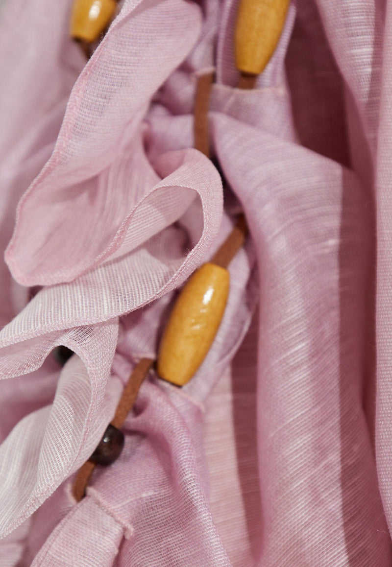 Zimmermann Dawning Ruffled Maxi Dress 2924DS252 0-LILSEA