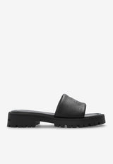Lug Sole Leather Sandals
