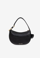 Dual Pebbled Leather Hobo Bag