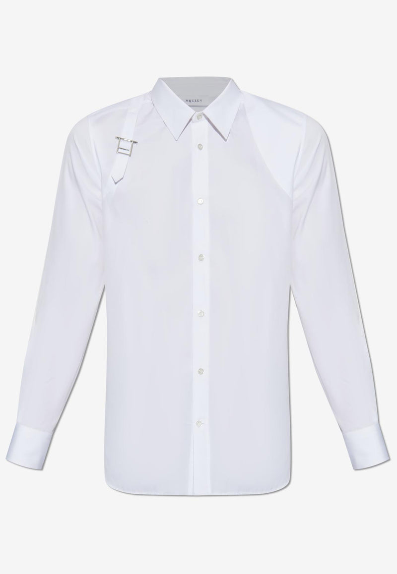 Alexander Mcqueen T-bar Harness Long-Sleeved Shirt 828259 QNAAX-9000