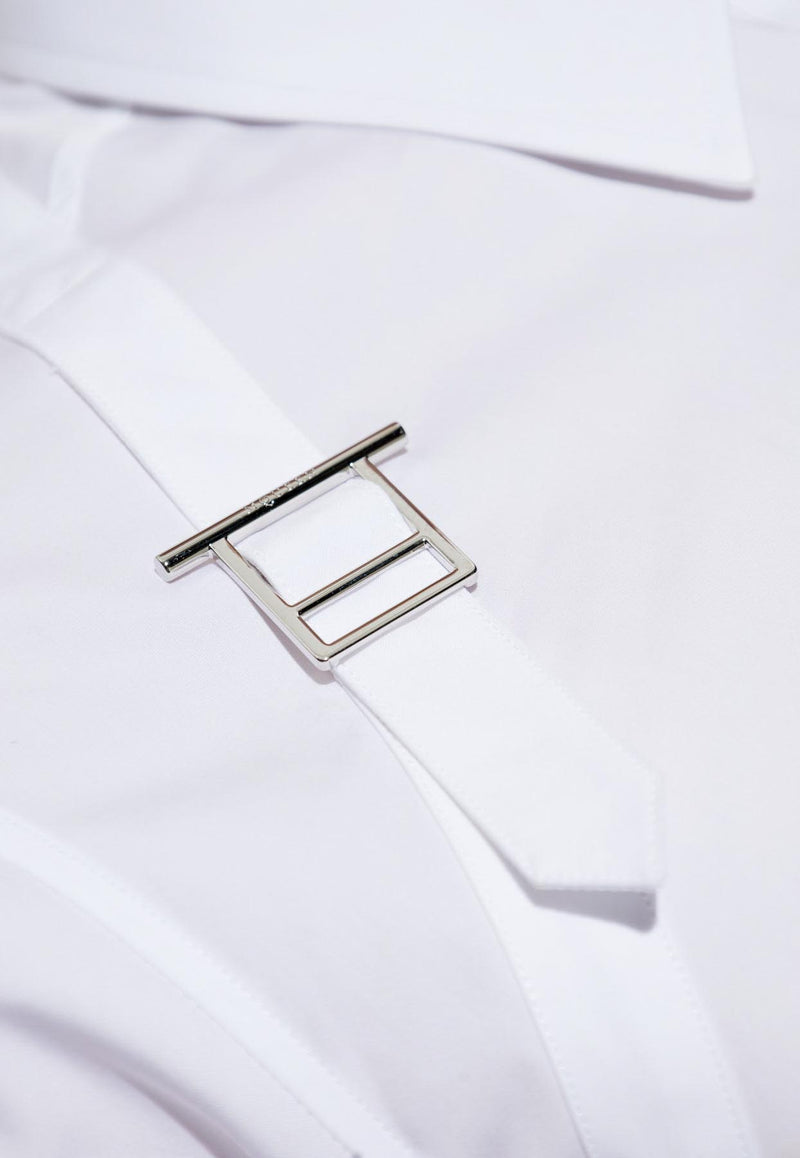 Alexander Mcqueen T-bar Harness Long-Sleeved Shirt 828259 QNAAX-9000