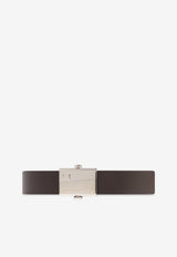 Ferragamo Reversible Leather Belt with Detachable Buckle Brown 670456 DOUBLE SIZED 783171-T MORO