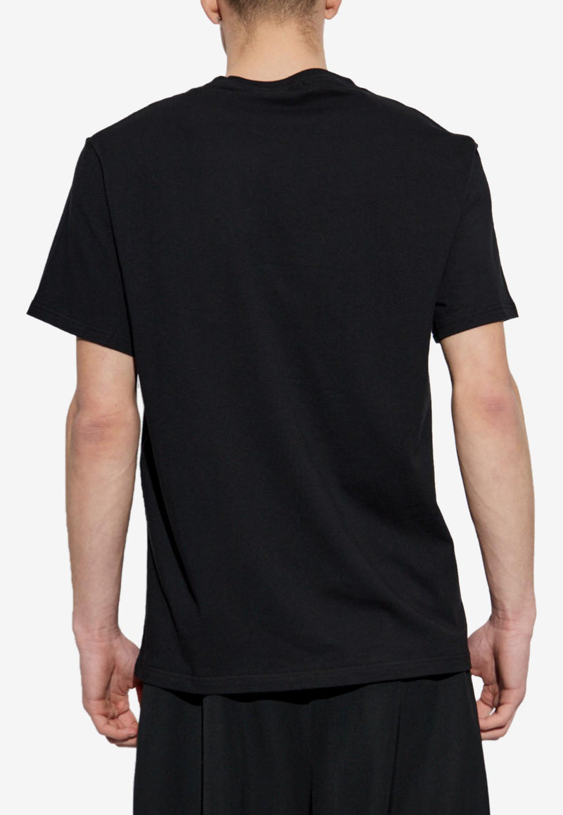 Alexander Mcqueen Logo Print Crewneck T-shirt 828420 QTADD-0520