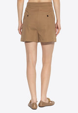 Max Mara Pleated shorts Brown AMBURGO1234 2511141043-010
