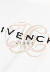 Givenchy Logo Print Crewneck T-shirt White BM71M G3YQJ-130