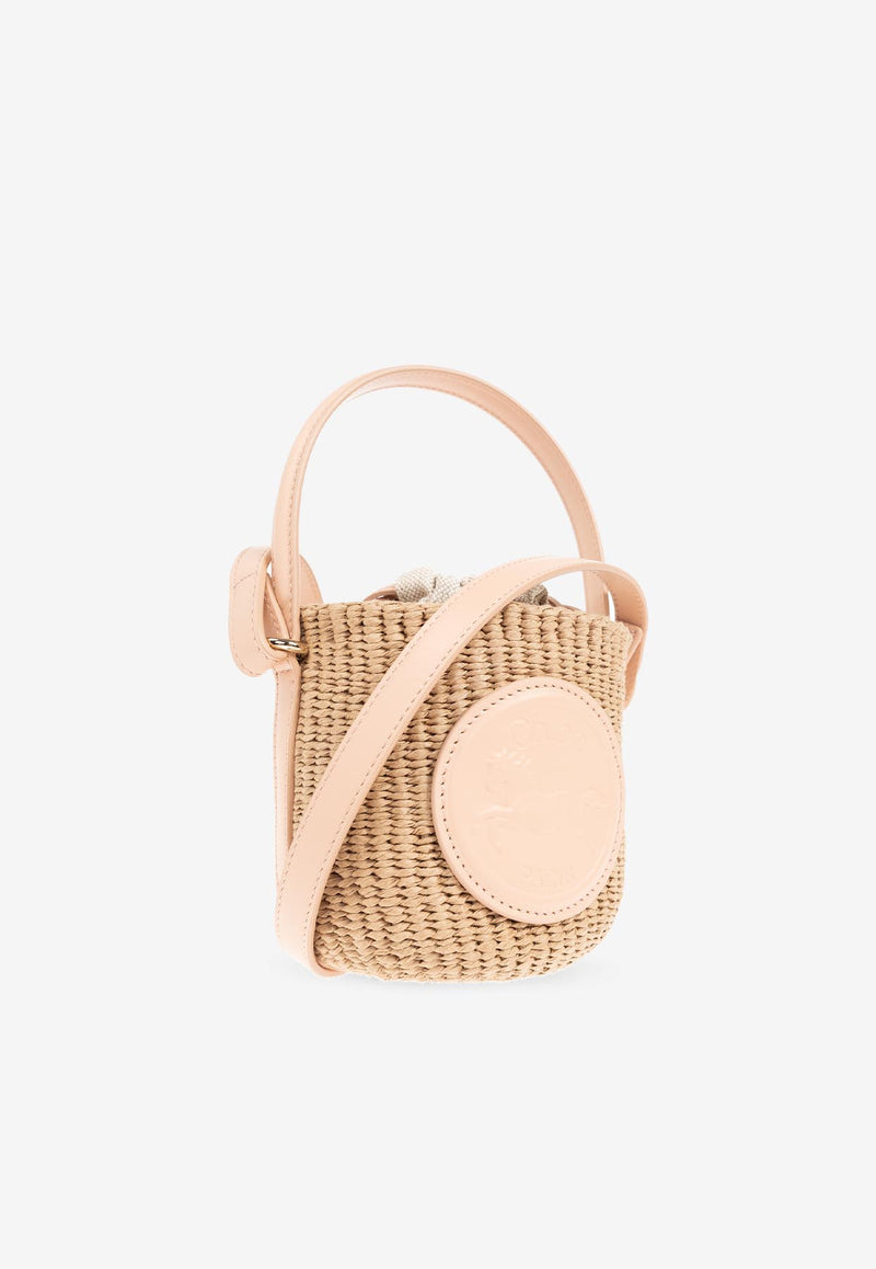 Chloè Mini Horse Medal Woven Basket Bag CH25US593 O82-6I0
