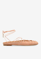 Ghillies Lace-Up Ballet Flats